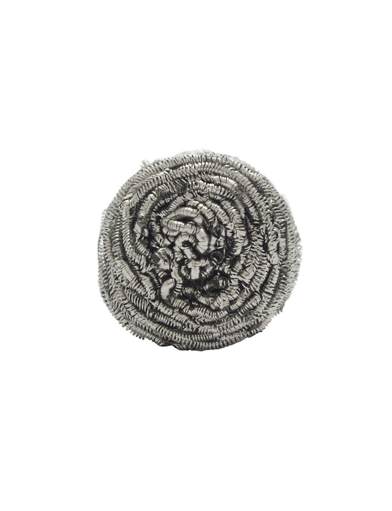 Lot de 12 Éponges à Récurer - Acier Inoxydable - Tampon Métallique