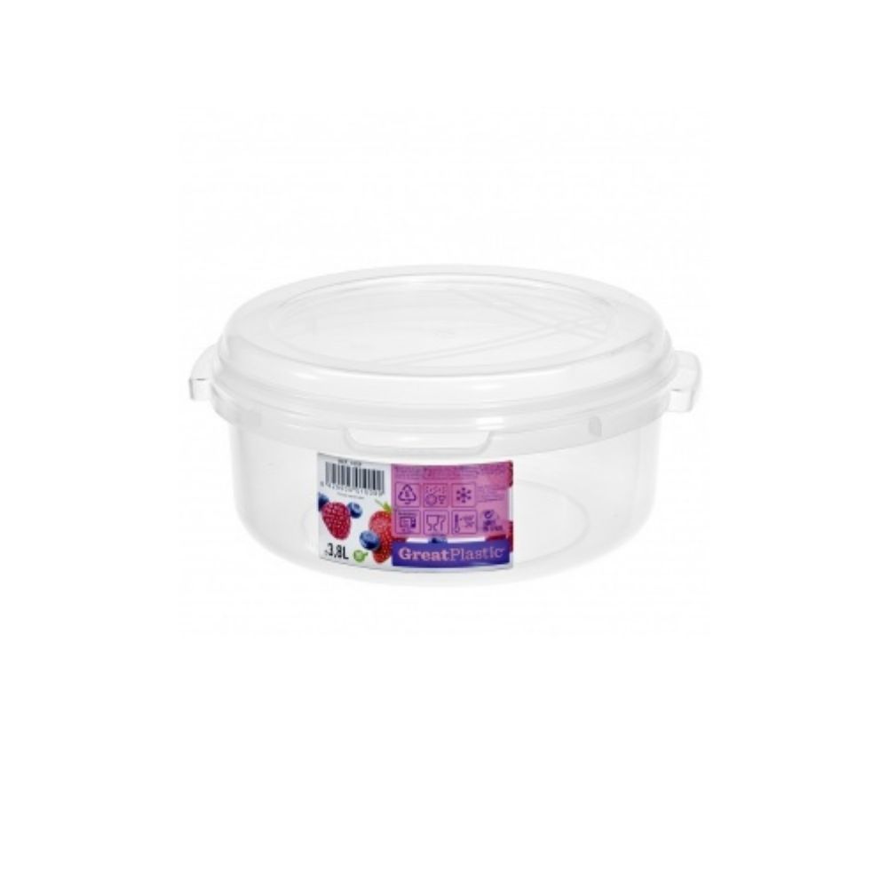 Boite Plastique 3,8L Tupperware Rond