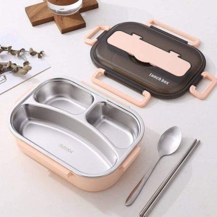 Boîte à Goûter à 3 Compartiments