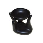 Brûle Parfum Forme Main Noire