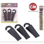 Lot de 3 Cale-Portes en Plastique