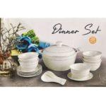 Service à Soupe en Porcelaine 6 Personnes - 20pcs