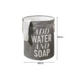 Sac à Linge Epais Double Couche Pliable Rond - 60L – Image 2