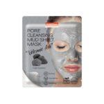PUREDERM - Masque en feuille de boue nettoyante pour les pores - Cendre volcanique -