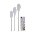 Lot de 3 Cuillères de Cuisine en Plastique