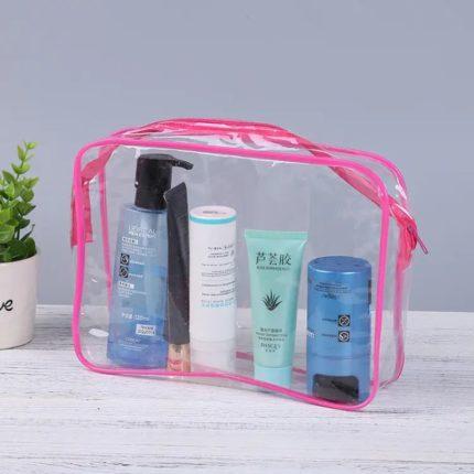 Trousse de Toilette Transparente - 23x20cm