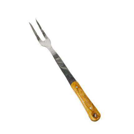 Fourchette Barbecue Inox - Manche Bois