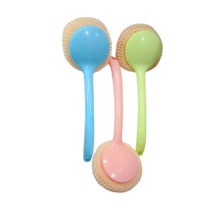 Lot de 3 Eponges à Récurer avec Manche