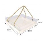 Grande Boite Cadeau Transparente - 40x35 cm