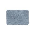 Tapis D'entrée en Fourrure Synthétique Anti-Dérapante - 80x50cm