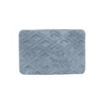 Tapis D'entrée en Fourrure Synthétique Anti-Dérapante - 80x50cm