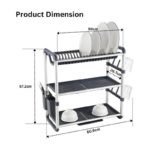 Égouttoir 3 Niveaux en Aluminium – Image 4