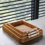 Corbeille en Rotin Synthétique - Rectangle – Image 3