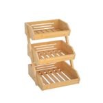 Corbeille à Fruit en Bois 3 Niveaux