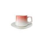 Lot de 6 Tasses à Thé + Soucoupes – 200mL – Image 3