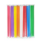 Pailles Larges en Plastique - 100pcs