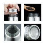 Pot à Epices en Acier Inoxydable et Verre - 140g – Image 2