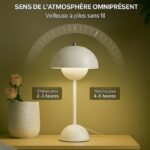 Lampe de Chevet Rechargeable - Blanc – Image 2