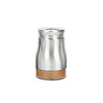 Pot à Epices en Acier Inoxydable et Verre - 140g