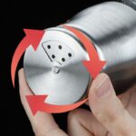 Pot à Epices en Acier Inoxydable et Verre - 140g – Image 3