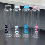 Bouteille d'Eau en Verre Transparent - 1L – Image 2