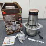 Hachoir Électrique Hoffmans Inox 2L – Multifonction Viande, Légumes & Oignons – Image 2