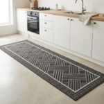 Tapis de Cuisine 40×120 cm – Motif Chevrons