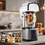 Mixeur silencieux professionnel Hoffmans HM-2093 4800W avec Isolation Acoustique pour Usage intensif – Image 2
