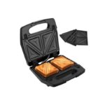 Appareil à Sandwich Multifonction 3-en-1 Hoffmans HM-3025 – Grill et Gaufrier – 1000W