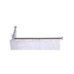 Tringle de Rideau de Douche en Forme de L
