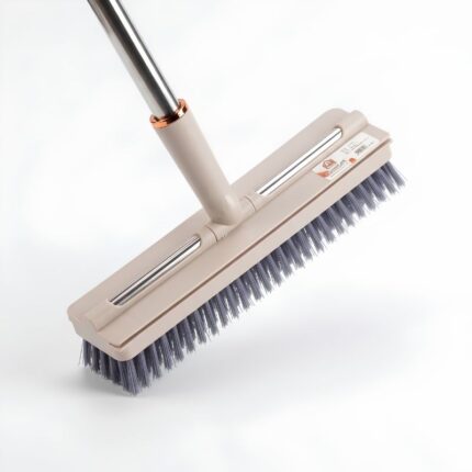 Balai Brosse à Récurer avec Manche en Inox