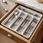 Range-Couverts en Plastique à 5 Compartiments – Image 2