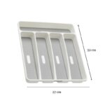 Range-Couverts en Plastique à 5 Compartiments – Image 3