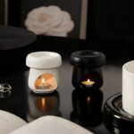 Brûleur Encens Champignon en Céramique
