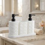 Set d’Organisateur de Salle de Bain 3 en 1