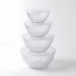 Ensemble de 5 Saladiers Gigognes en Plastique avec Couvercles – Image 5