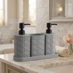 Set d’Organisateur de Salle de Bain 3 en 1 – Image 2