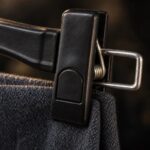 Lot de 5 Cintres à Pince Noirs | Cintres pantalon, jupe, short – Image 4