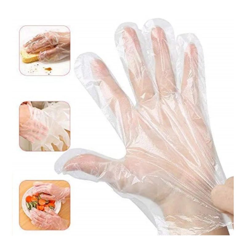 Copie de Copie de Sans titre (80) Gants Alimentaires Transparents Jetables - 80pcs – Image 1