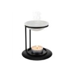 Brûleur Encens Minimaliste Métal Noir