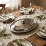 Plateau de Service en Inox avec Couvercle – Image 2